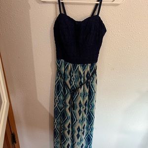 lily rose xs dark blue dress